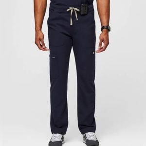 FIGS- Cairo Cargo Scrub Pants Men's Navy Blue Size XXL Medical Nurse Doctor